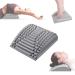 Homefantasy back rescuers neck stretches lumbar pillows orthopedic back extensor and neck extension 2 in 1 chiropractic pillow neck brick for relief for scoliosis herniated disk