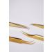 Lavi Lashes Eyelash Tweezers Professional Stainless Steel Tweezers Lash Extension Isolation Volume Classic Curved Straight Tweezer with Measurements - Gold (Curved Isolation) - Buy Online on GoSupps.com