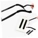 Uonlytech 2pcs Glasses Leg Protection - Anti-Slip Cover for Metal Glasses - Durable Elastane Accessory (5.5x0.7cm) - International Shipping Available - Buy Online on GoSupps.com