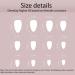 Ruarby Almond False Nails Tips Detachable Press On Nail Full Cover False Nails French Tip False Nails Manicures Supplies - Buy Online on GoSupps.com