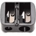 Double Holes Precision Lipstick & Eyeliner Sharpener - Ideal for Lip Liner & Eyebrow Pencils - High-Quality Cosmetic Tool - Buy Online on GoSupps.com