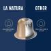 La Natura Lifestyle Caf LUNGO FORTE - 120 coffee capsules compatible with Nespresso capsule machines - 100% industrially compostable - environmentally friendly - Buy Online on GoSupps.com