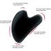 100% Natural Black Heart-Shaped Gua Sha Stones for Face Eyes & Neck - Massage Tool for Skin Care & Relaxation - Buy Online on GoSupps.com