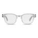 X Frame Therapy Blue Light Glasses Transluming Men/Women Acetate Screen Glasses Blueblock Blue Light (BlueBlock)