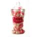 Bysel 800g Raspberry & Vanilla Flavoured Coconut Ice in a Victorian Style Jar