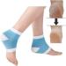 minkissy 1pair Foot Protection Socks Protective Cover Heel Socks Cotton Fabrics Nylon Gel Socks Sky Blue Socks Feet Heel Socks Antichapping Socks Sleep Socks Whitening Ripstop Socks medium - Buy Online on GoSupps.com
