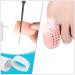 4 Pairs FRCOLOR Toe Gel Caps Big Toe Protector - 1.7x1.7cm - Buy Online on GoSupps.com