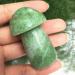 Crystal Rough Natural Crystal Rough Natural Green Serpentine Quartz Mushroom Hsiuyen Jade Crystal Buttom Mushroom 1pcs Suitable for Home - Buy Online on GoSupps.com