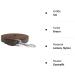 Buy Mystique Rubberized Towline 20mm with Hand Loop & Carabiner - 5m Brown | Best International Shipping Available - Buy Online on GoSupps.com