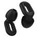 Focus Noise-reducing Ear Plugs for Sleep - Reusable Soft Silicone Earplugs for Hearing Protection Noise Sensitivity Deep Focus Blocking Out Snoring - 4 Sizes Ear Tips XS/S/M/L (Black) Black 1 Count (Pack of 1)