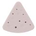 Portable Dustproof Triangle Powder Puff Box - Double-Sided Storage for Home & Travel (Chocolate Color - Buy Online on GoSupps.com