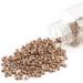1000PCS 5.0mm Light Brown Micro Rings for Hair Extensions - Silicone Lined Nano Beads for I Tip Stick Hair Extensions - Aluminum Micro Rings for Seamless Application - Buy Online on GoSupps.com