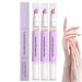 Sassytip 2 En 1 Stylo Huile Pour Cuticules Sassytip Dissolvant Pour Cuticules Avec C ramique Pointe Cuticle Remover Hydratant Fortifiant claircissant Applicateur D'huile Ongles Secs Craquel s (3PC)