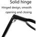 Dibako Round Mini Reading Glasses - Fashionable Black Anti-Blue Light Readers for Men & Women | Lightweight +1.50 Unisex Eyewear - Buy Online on GoSupps.com