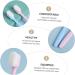 Healeved 6 PCS Toothbrush Clean Brush Set for Ladies - Eco-Friendly PP Design | Perfect for Travel & Daily Use - Buy Online on GoSupps.com