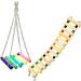 Buy LEEKO Hamster Kielzeugen 3-Piece Hanging Hammock Climbing Ladder Nest Swing & Suspension Bridge Toys for Small Animals - Buy Online on GoSupps.com