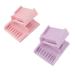 Professional Hair Clipper Guards 2pcd Guide Trimmer Head Professional Hair Cutter Guide Grooming Comb Kit Color Coded Clipper Combs for Beauty Salon Purple Pink