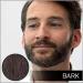 VOLT Grooming Instant Beard Color Single Pack - Smudge and Water Resistant Quick Drying Brush on Color for Beards Mustaches & Eyebrows - 0.35 Fl Oz (10 ml) Bark (Dark Brown) - Buy Online on GoSupps.com