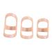3Pcs Oval Finger Splint Set Sizes 6, 7, 8 - Plastic Finger Support Brace for Trigger Finger, Arthritis, Thumb Soreness - Comfortable Finger Protector - Buy Online on GoSupps.com
