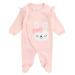 JiAmy Baby Girls Romper Cotton Footie Onesie Long Sleeve Sleepsuit Pajamas Pink Rabbit 9-12 Months Pink Rabbit 9-12 Months