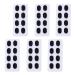 24 Pairs Non-Slip Soft Stick-On Nose Pads for Glasses - Black Eyeglasses Comfort 1.5mm - International Shipping Available - Buy Online on GoSupps.com