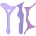 Eyeliner Stencils 3pcs/set Silicone Winged Eyeliner Tool Eyeliner Stencils Tips Eye Make-up Tool for Eyeliner Eyelash Eyebrow Face Purple