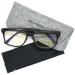 GLASSA Blue Light Blocking Glasses PCG 07 - 0.00 DIO - Stylish Black for Eye Protection | Buy Internationally - Buy Online on GoSupps.com