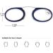 KOOSUFA B gellose Reading Glasses for Men & Women - Compact Light Slim Travel Aids in Red - Available in 1.0 to 3.5 Magnification - Buy Online on GoSupps.com