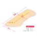 Massage Silicone Insoles | Non-Slip Shoe Cushions & Heel Inserts for Foot Protection - Beige 6mm - Buy Online on GoSupps.com