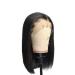 Havamoasa Women Short Bob Wig Straight Black Hair Lace Front Natural Color U Shape Wig.