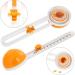 Circle Paper Cutter with 3 Blades - Craft Cutting Tool for Cardstocks & Scrapbooking (Orange) - Buy Online on GoSupps.com