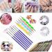 RIYAN Nail Art Tools Crystal Beads Bead Picker Dotted Pen Professional Manicure Brush Polishing Painting Pencil Uv Gel Nails - Buy Online on GoSupps.com