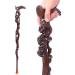 Wooden Walking Stick Solid Cane Wooden Carved Crutch Exquisite Carving Cane As Gifts Walking Sticks Fashionable Sturdy Stable for Men and Women Decoration