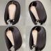 Hibaby 8 Inch Short Bob Human Hair Lace Front Wig for Black Women - Brazilian Virgin Hair, Deep Parting, Natural Color, Pre Plucked with Baby Hair - Glueless - Buy Online on GoSupps.com