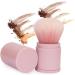 Retractable Blusher Brush with Cover Soft Powder Makeup Brush Portable Makeup Brush Liquid Cream Foundation Powder Brush Professional Concealer Brush Perfect for Travel (Naked pink) - Buy Online on GoSupps.com
