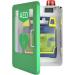 Qianmei wall-mounted AED defibrillator storage cabinet plastic-heart defibrillation alarm box with alarm system suitable for most AED models