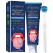 ZXCVWWE Tongue Scraper & Brush - Best Oral Hygiene Tool for Fresh Breath | Remove Coating & Improve Mouth Cleanliness - Buy Online on GoSupps.com