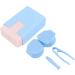 DEWIN Contact Lens Box Set - Portable Tweezers & Dustproof Case for Travel (Blue) | International Shipping Available - Buy Online on GoSupps.com