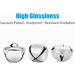 100PCS 1 Inch Silver Jingle Bells - Christmas Craft Decorations for Party, Wedding & DIY Projects - Buy Online on GoSupps.com