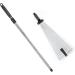 XHTLLO Retractable Leaf Rake Broom Set Stainless Steel Garden Hand Tool for Lawn Removal Adjustable Yard Cleaning Kit for Fallen Leaves - Buy Online on GoSupps.com