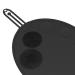 Buy Brush Cleaning Mat - Silicone Cosmetic Brushes Scrubber Mat for Travel & Home | Portable Black Washing Tool - Buy Online on GoSupps.com