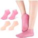 BAIYSFFG 2 Pairs Moisturizing Socks Silicone Moisturizing Socks Anti Slip Aloe Socks for Dry Cracked Feet Women & Softening Dry Cracked Feet Rough Skins Calluses Spa Gel Socks Foot Care After Pedicure