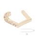 Hip Hop Tooth Removable Teeth Brace Decoration for Costume Party with Unique Appearance (Gold) J Gold