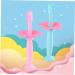 Gatuida 3 STK All-round Children's Toothbrush - Baby Training Toothbrush for Oral Care - Soft Bristle Handheld Pink Toothbrushes - Buy Online on GoSupps.com