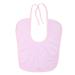 Adult Bib Reusable Waterproof Bibs For Adults Food Protectors Clothing Protector (31 * 42-Light pink)