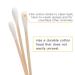 200 PCS Long Wooden Cotton Swabs - Multi-Use Cleaning Sticks with Wood Handle for Makeup, Baby Care, and Home Accessories - Buy Online on GoSupps.com