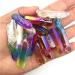 100g Colorful Titanium Aura Lemurian Seed Quartz Crystal Stone Point Specimen Elecrtoplated Crystals Crafts Stones - Buy Online on GoSupps.com