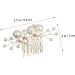 FRCOLOR Pearl Comb Hair Accessories for Wedding Hair Accessory for Women Bride Hair Side Comb Womens Hair Accessories Pearl Hair Clips Pearls Headpiece Pearl Wedding Hair Accessories Alloy - Buy Online on GoSupps.com