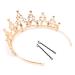 NODG Gold Wedding Tiara for Women - Rhinestone Branches Princess Crown for Wedding, Prom, Bridal Party - Birthday & Halloween Costume Accessory - Buy Online on GoSupps.com