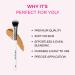 Buy Praush Professional Dense Tapered Concealer/Foundation Brush - Premium Quality | International Shipping Available - Buy Online on GoSupps.com